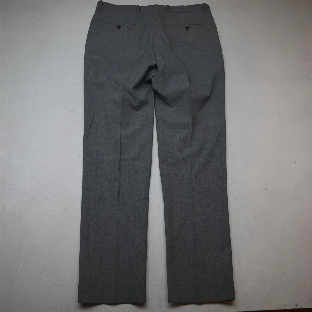 Bar III 42R 36x34 Gray Stretch Wool Slim Fit Mens Jacket Pants Suit